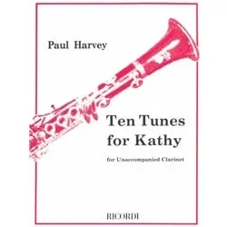 10 Tunes for Kathy – Clarinet Unaccompanied