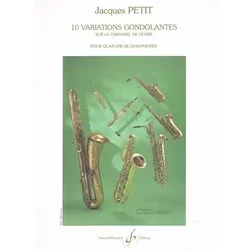 10 Warping Variations on “Carnival of Venice” – Saxophone Quartet (SATB)