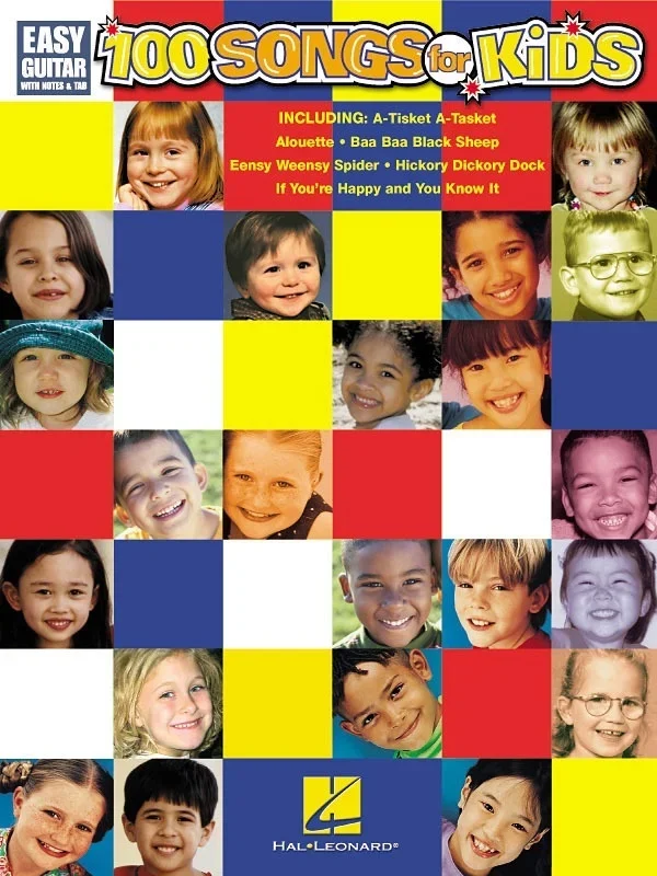 100 Songs For Kids Easy Guitar Notes And TAB Guitar (Softcover Book)