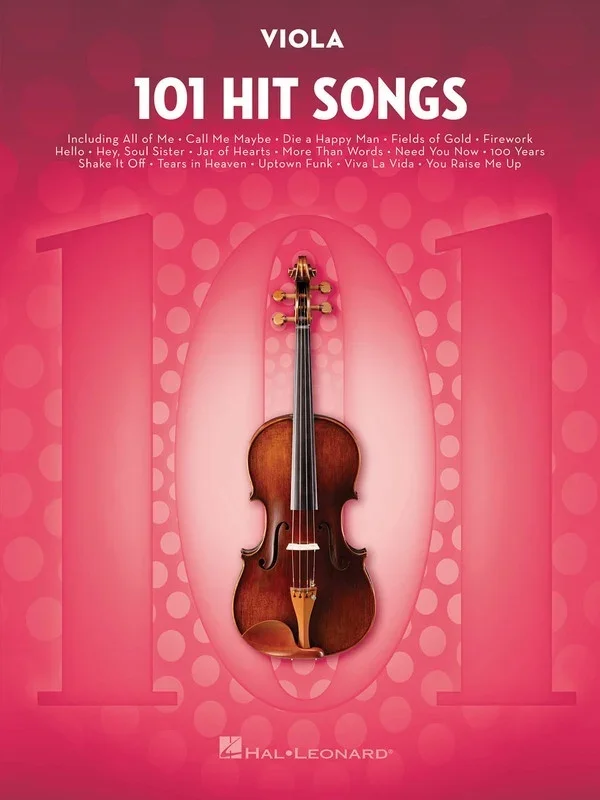 101 Hit Songs For Viola (Softcover Book)