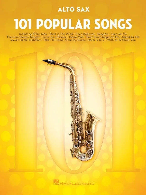 101 Popular Songs For Alto Sax (Softcover Book)
