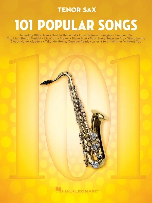 101 Popular Songs For Tenor Sax (Softcover Book)