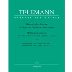 12 Methodical Sonatas for Violin (or Flute) and Basso continuo, Volume 3