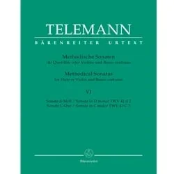 12 Methodical Sonatas for Violin (or Flute) and Basso continuo, Volume 6