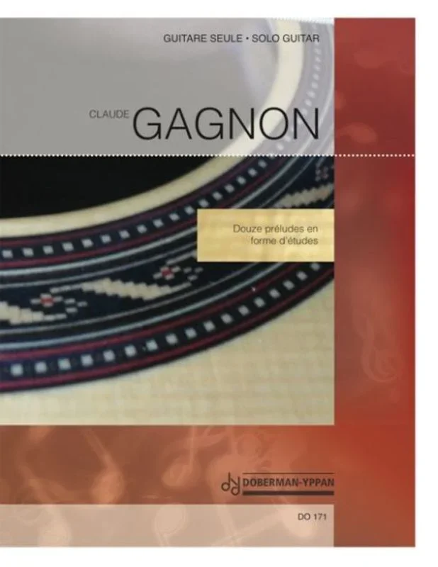 12 Preludes En Forme Detudes Guitar Book
