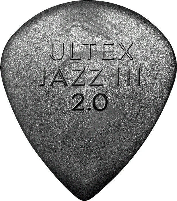 12 x Jim Dunlop Jazz III Ultex 2.0 Guitar Picks 427R Free Shipping
