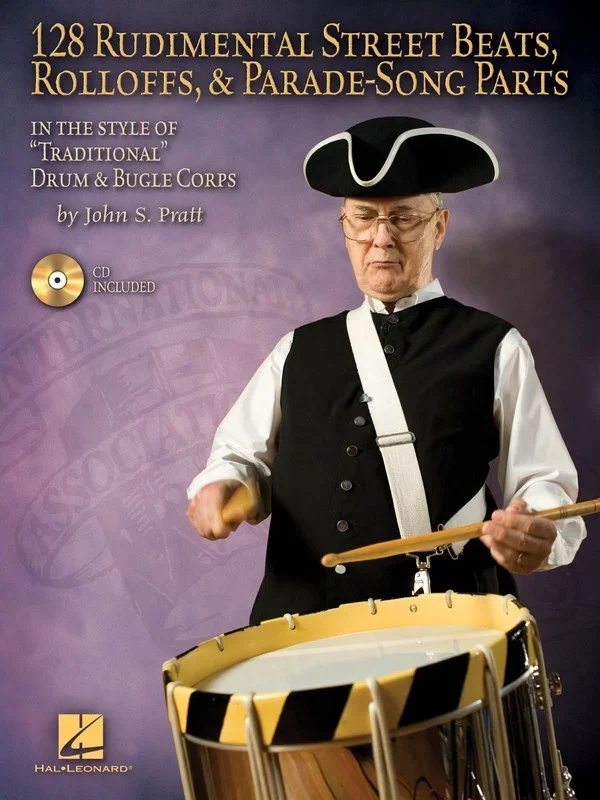 128 Rudimental Beats Rolloffs and Parade Songs Book/ (Softcover Book/CD)