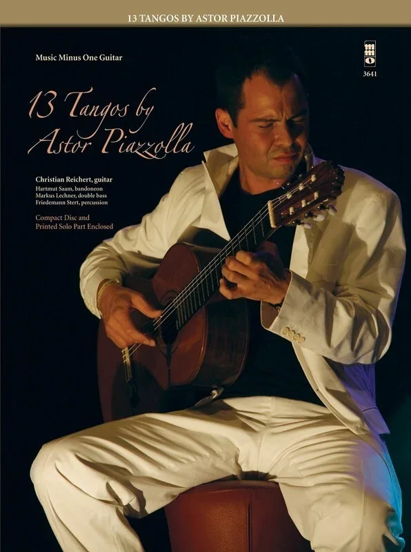 13 Tangos By Astor Piazzolla Guitar Book/CD (Softcover Book/CD)