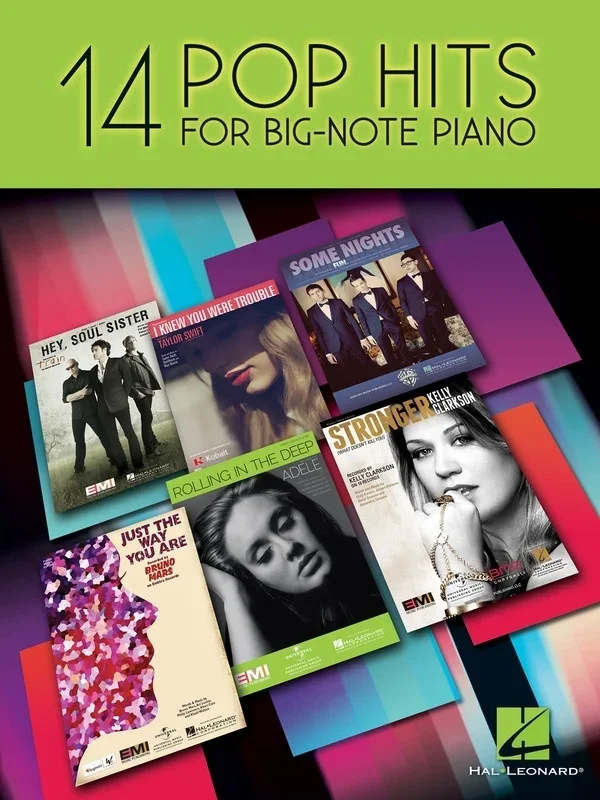 14 Pop Hits Big Note Piano (Softcover Book)