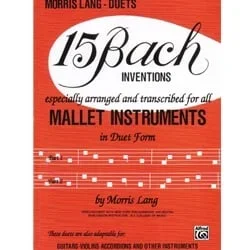 15 Bach Inventions – Mallet Duet