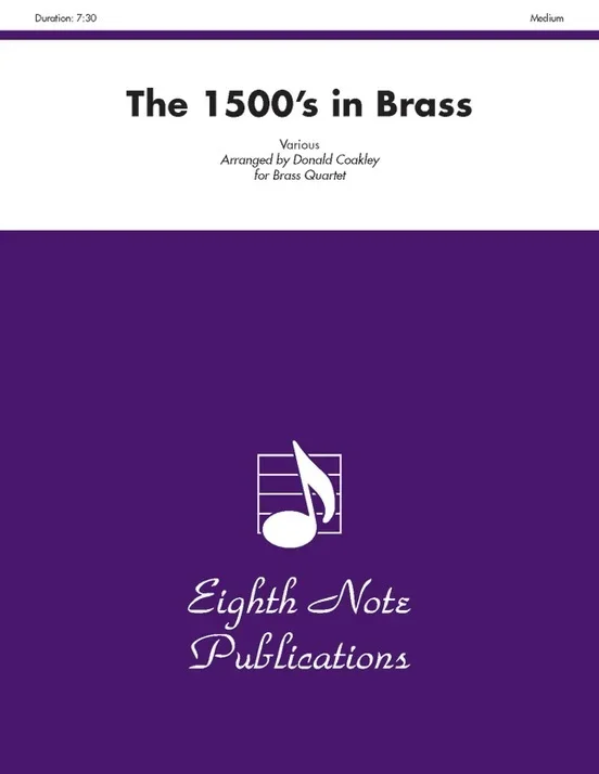 1500S In Brass The Brass Quartet