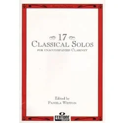 17 Classical Solos – Clarinet Unaccompanied