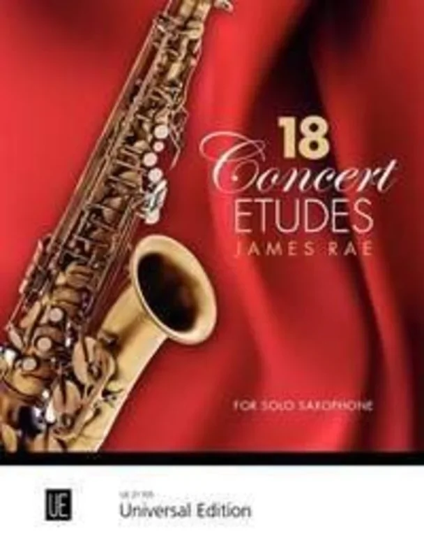 18 Concert Etudes For Sax (Softcover Book)