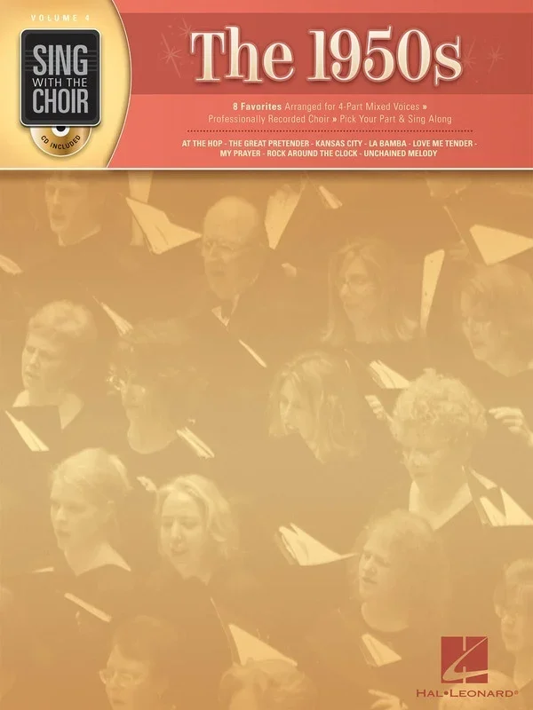 1950s Sing With The Choir Book/CD V4 (Softcover Book/CD)