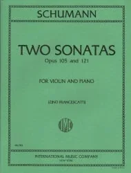 2 Sonatas, Op. 105 and 121 – Violin and Piano