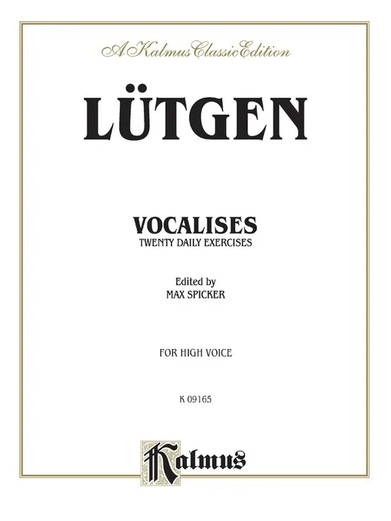 20 Daily Exercises High Voice