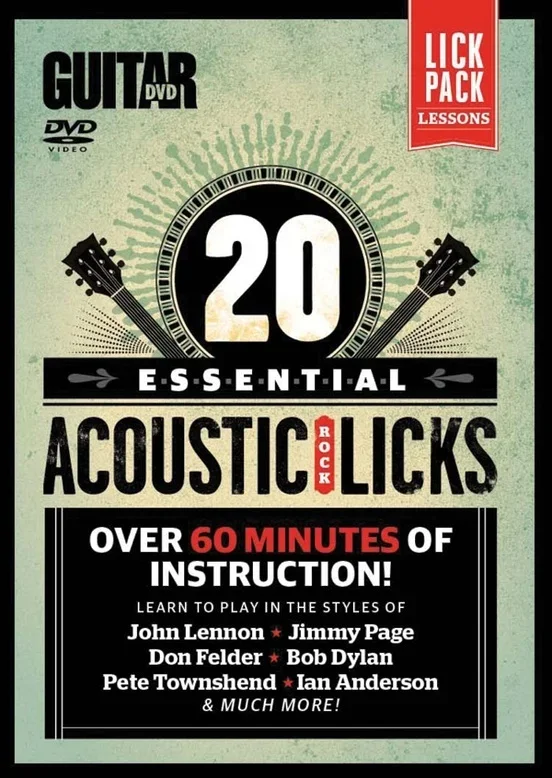 20 Essential Acoustic Rock Licks DVD