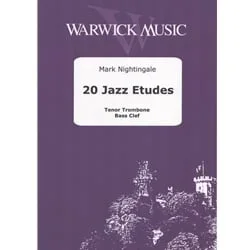 20 Jazz Etudes for Trombone (Book/Audio Access)