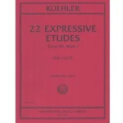 22 Expressive Etudes, Op. 89, Book 1 – Flute