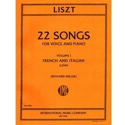 22 Songs, Volume I (French and Italian) – Low Voice