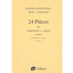 24 Pieces Volume 1 (1-12) – Organ or Harmonium