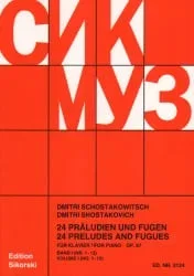 24 Preludes and Fugues, Op. 87, Book 1 – Piano