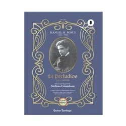 24 Preludios – Classical Guitar (Book/Online Audio)