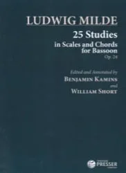 25 Studies in Scales and Chords, Op. 24 – Bassoon