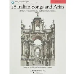 28 Italian Songs and Arias of the 17th and 18th Centuries – Low Voice (with Audio)