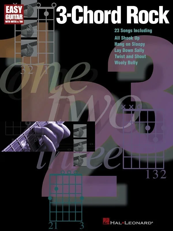 3 Chord Rock Easy Guitar (Softcover Book)