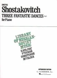 3 Fantastic Dances, Op. 5 – Piano