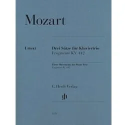3 Movements for Piano Trio, K. 442 (Fragments)