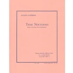 3 Nocturnes – Saxophone Quartet (SATB)