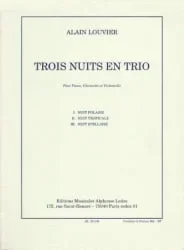 3 Nuits en Trio – Clarinet, Violin and Piano