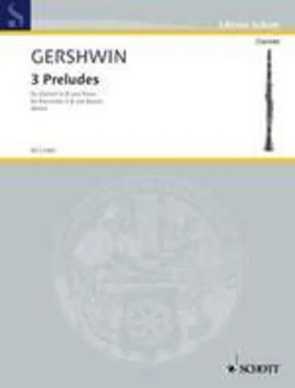 3 Preludes For Clarinet And Piano (Softcover Book)