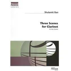 3 Scenes for Clarinet – Clarinet Unaccompanied