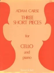 3 Short Pieces – Cello and Piano