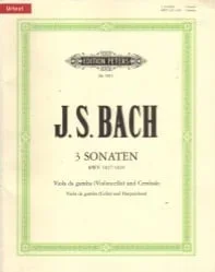 3 Sonatas – Cello (or Viola da Gamba) and Harpsichord