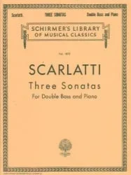 3 Sonatas – String Bass and Piano