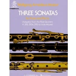 3 Sonatas (from K. 285, 285b, and 298) – Flute and Piano