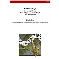 3 Songs for Alto (or Tenor) Saxophone and Piano