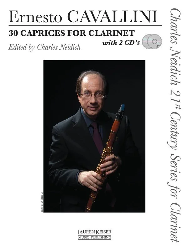 30 Caprices For Clarinet Book/2Cds