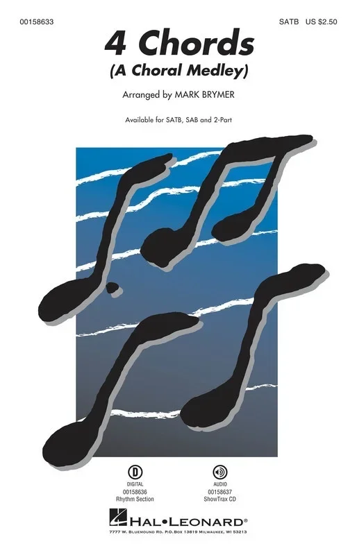 4 Chords (A Choral Medley) SAB (Octavo)