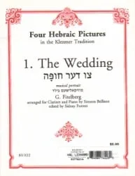 4 Hebraic Pictures: The Wedding – Clarinet and Piano