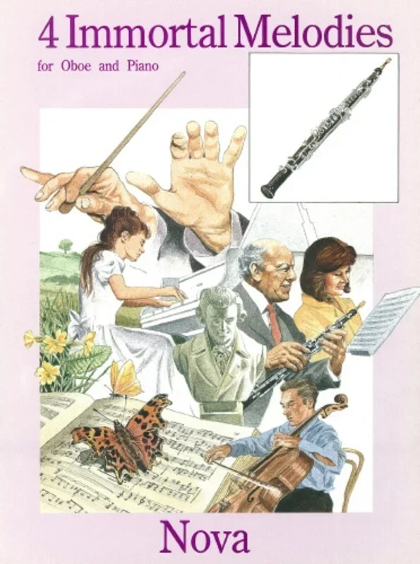 4 Immortal Melodies For Oboe/Piano (Softcover Book)