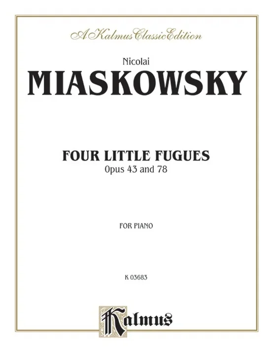 4 Little Fugues Piano