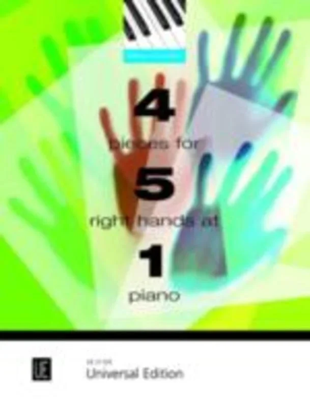 4 Pieces For 5 Right Hands At 1 Piano (Softcover Book)