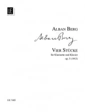 4 Pieces, Op. 5 – Clarinet and Piano