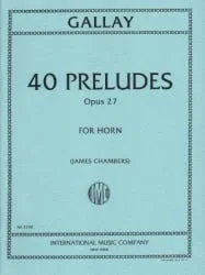 40 Preludes, Op. 27 – Horn