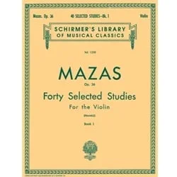 40 Selected Studies, Book 1, Op. 36 – Violin